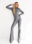 TROUSERS ELIENOR SILVER DUST
