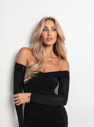 MARGO BLACK BLOUSE