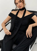 SCARF VEIL BLACK