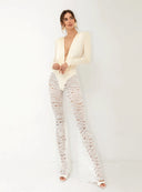 TROUSERS NELIS ECRU