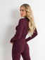 LONGSLEEVE AYANA WINE VELVET