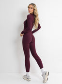 LEGGINS ALODIE WINE VELVET