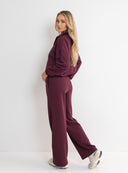 JOGGERS CLEA WINE VELVET