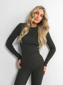 LONGSLEEVE AYANA DARK KHAKI