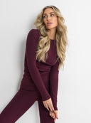 LONGSLEEVE AYANA WINE VELVET