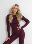LONGSLEEVE AYANA WINE VELVET