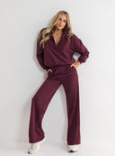 JOGGERS CLEA WINE VELVET