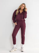 JOGGERS EMILIE WINE VELVET