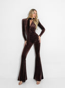 TROUSERS GRACE DARK BROWN