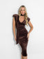 DRESS DESIRE DARK BROWN