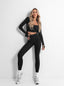 BLOUSE LEA - BLACK