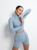 SHORTS CORALLIE DUSTY BLUE