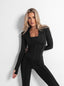 BLOUSE LEA - BLACK