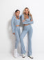 TROUSERS EDITH - DUSTY BLUE