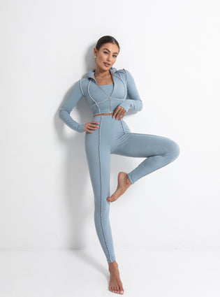 LEGGINGS MADELYN - DUSTY BLUE