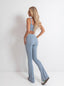 TROUSERS EDITH - DUSTY BLUE