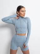 SHORTS CORALLIE DUSTY BLUE