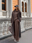 PANTS THE FLOW COCA BROWN