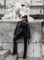 JUMPSUIT GRAVITY HAZE - BLACK