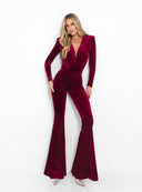 TROUSERS GRACE CLARET