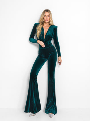 TROUSERS GRACE BOTTLE GREEN