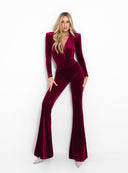 TROUSERS GRACE CLARET