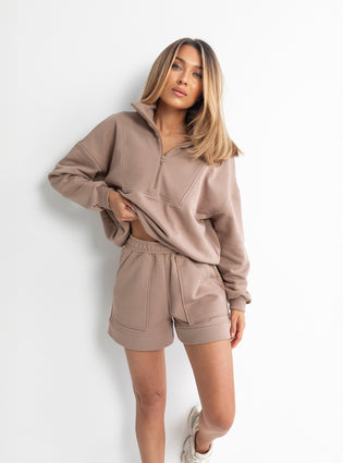 BLOUSE INES - MOKKA