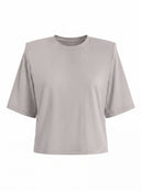 T-SHIRT KAIA TAUPE