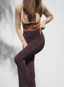 LEGGINGS FLARE COCOA SKIN
