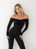 LONGSLEEVE BIANCA BLACK