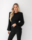 LONGSLEEVE SURI BLACK