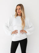LONGSLEEVE SOLAYA WHITE
