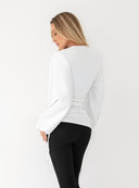 LONGSLEEVE SOLAYA WHITE