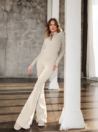JUMPSUIT ELÉONORE BEIGE