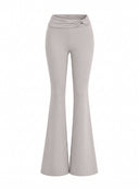 TROUSERS NODIA TAUPE