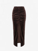 SKIRT OBSESSION DARK BROWN