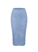 SKIRT SELIN DUSTY BLUE