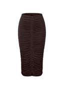 SKIRT SELIN DARK CHOCOLATE