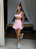 SKIRT GLOW PASTEL PINK