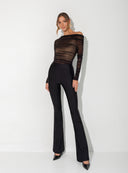 TROUSERS ELYN BLACK