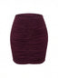 SKIRT VEDETTE DARK CHERRIES