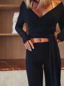 BOLERO PILATES WRAP DEEP BLACK