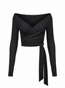 BOLERO PILATES WRAP DEEP BLACK