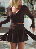 BOLERO PILATES WRAP COCOA SKIN