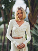 BOLERO PILATES WRAP VANILLA CREAM