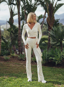 LEGGINGS FLARE VANILLA CREAM