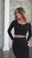 TOP ZANDRA BLACK