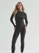 LONGSLEEVE AYANA DARK KHAKI