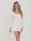 DRESS LAVERN MINI ECRU