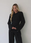 LONGSLEEVE SURI BLACK